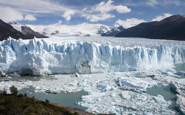 The face of the Perito Moreno glacier, Argentine Patagonia