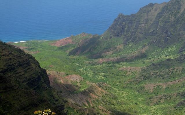 The Kalalau Valley on the Na Pali Coast, Kauai